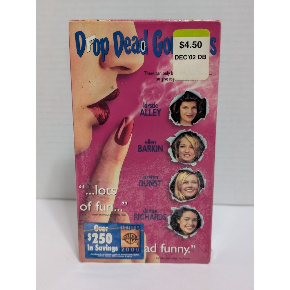 Drop Dead Gorgeous (VHS, 1999) Kirsten Dunst, Denise Richards, Kirstie Alley NEW